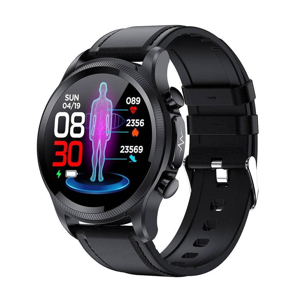 Glucose Monitoring Smartwatch with AMOLED Display and Activity Tracking