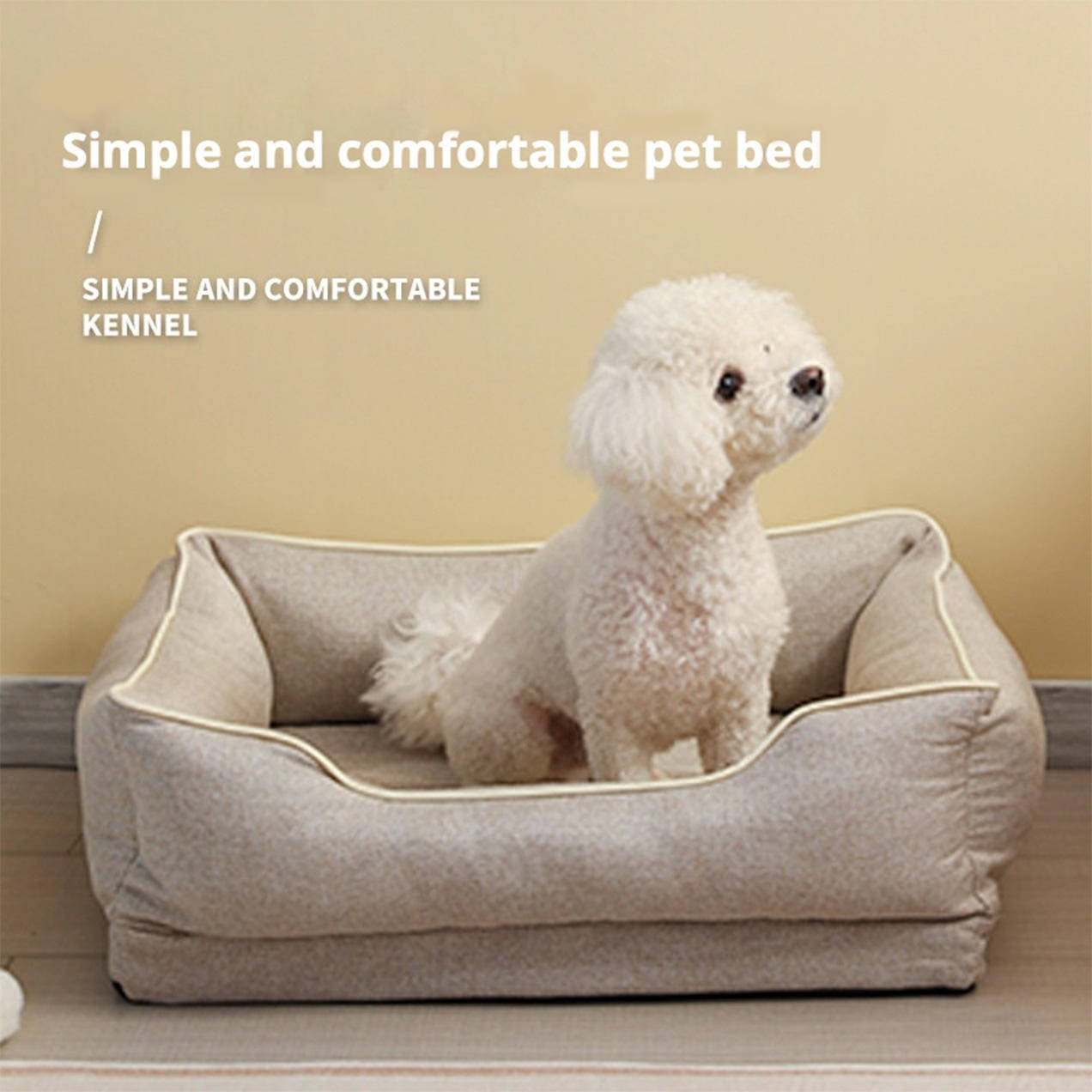 Orthopedic Non-Slip Car Dog Bed for Backseat