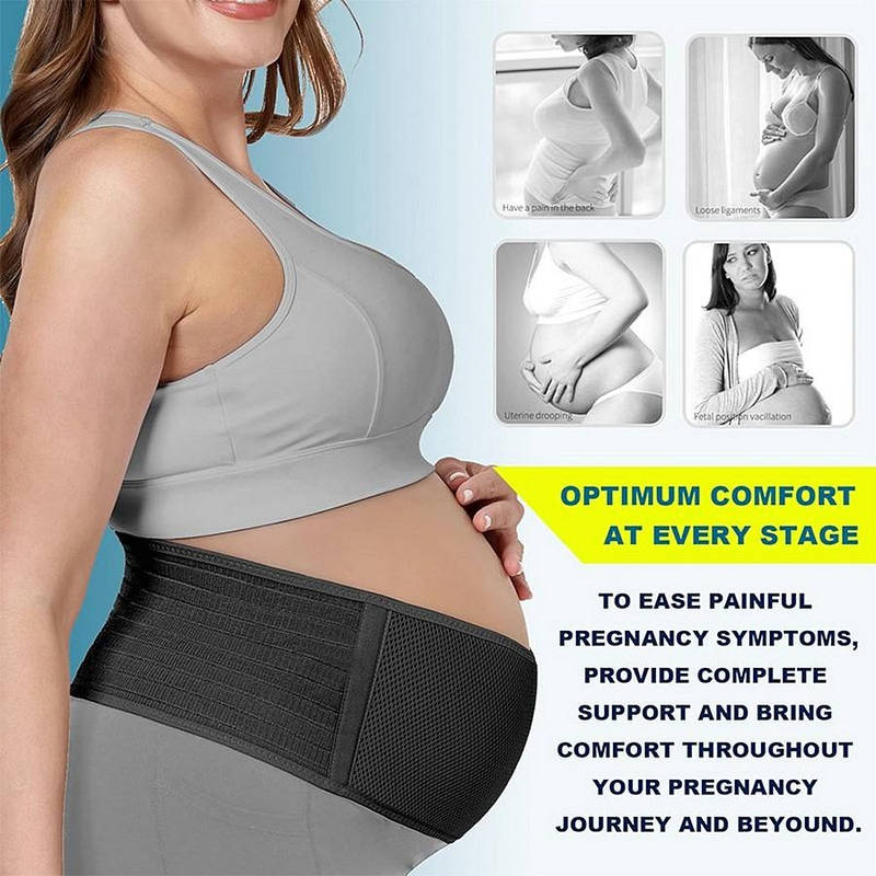 Adjustable Maternity Support Belt for Back and Belly Pain Relief