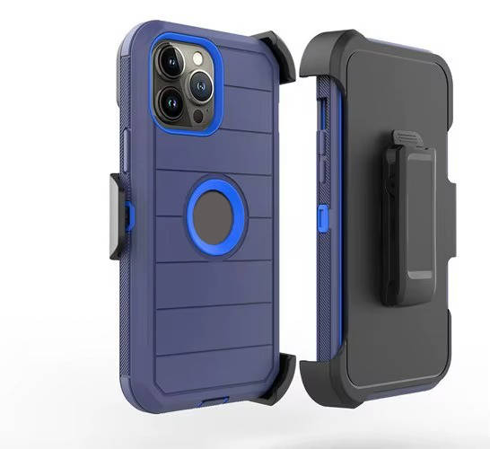 Shockproof Heavy Duty iPhone 15 16 17 Pro Max Case with Kickstand and Holster