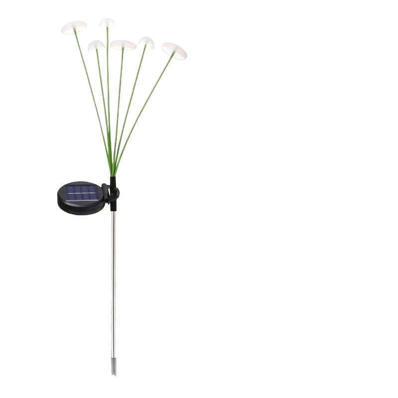 Solar Mushroom Garden Lights with Dual Modes, Waterproof LED Decorative Pathway Lights