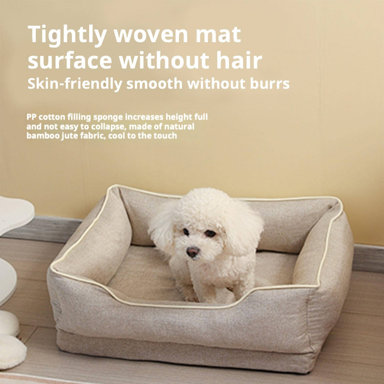 Orthopedic Non-Slip Car Dog Bed for Backseat