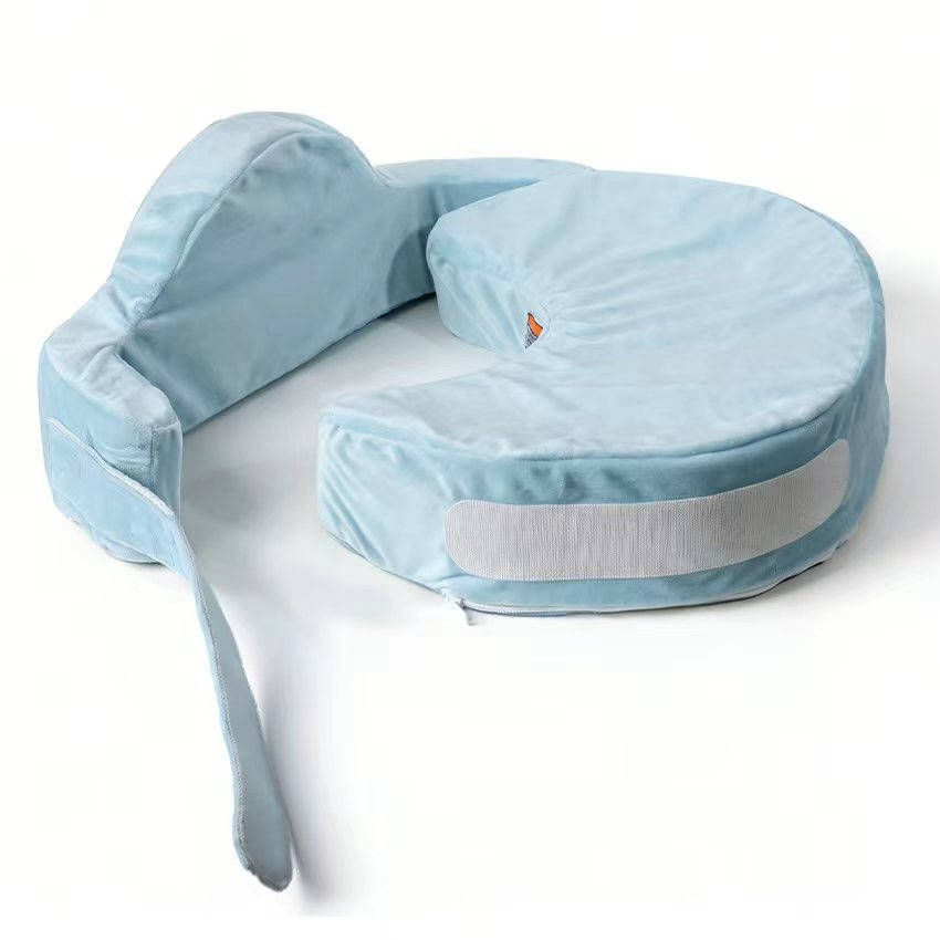 Adjustable Wraparound Nursing Pillow with Lumbar Support for Breastfeeding