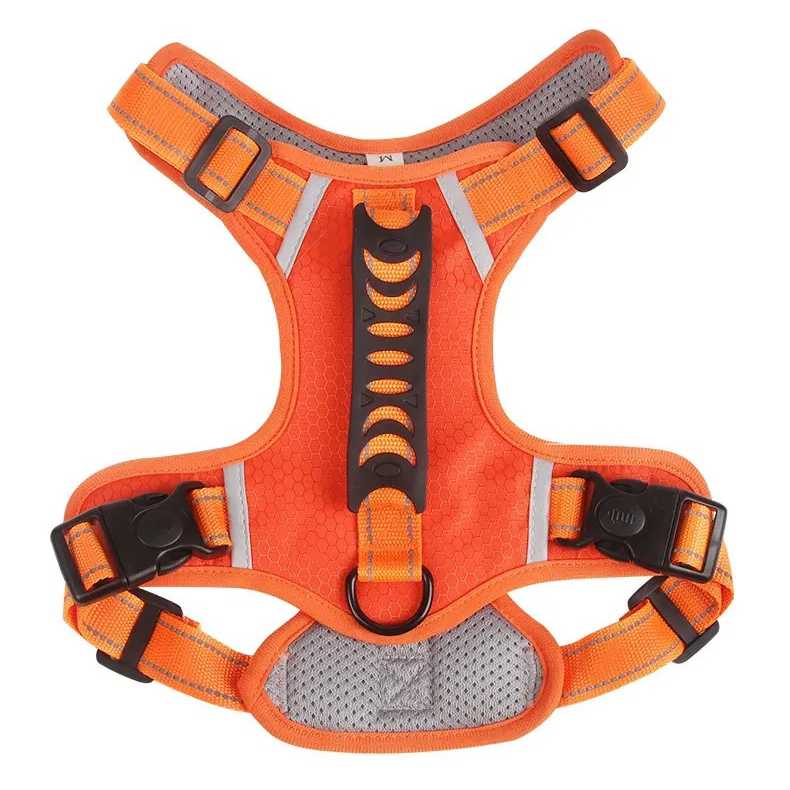 Adjustable Reflective Dog Harness with Breathable Mesh for Small to Medium Dogs