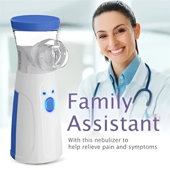 Portable Rechargeable Mini Mesh Nebulizer for Adults and Kids
