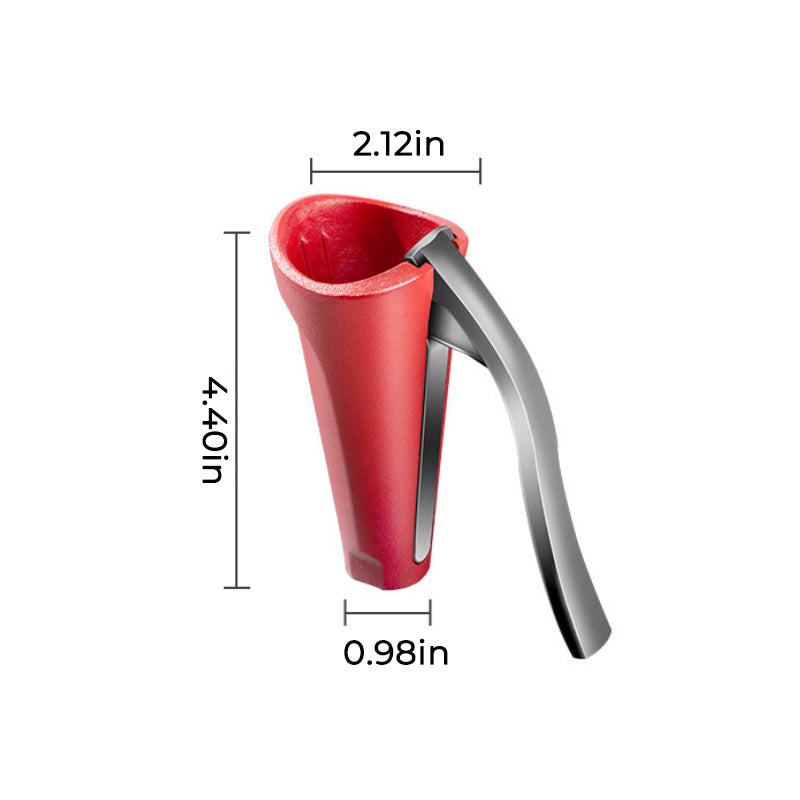 Ergonomic Lever Nutcracker in Red or Black