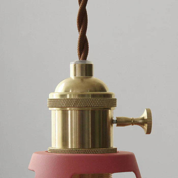 Industrial Retro Pendant Light in Metal with Adjustable Chain