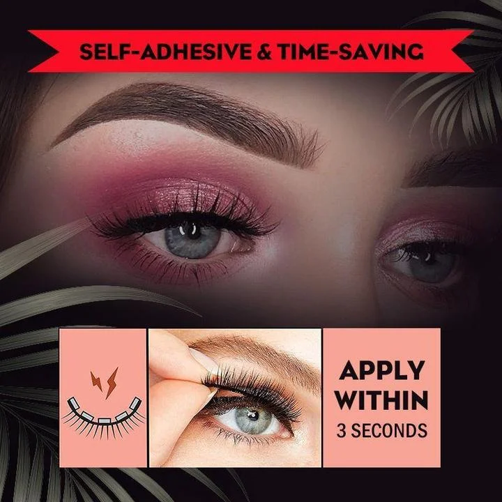 Self-Adhesive Reusable Natural Look Eyelashes