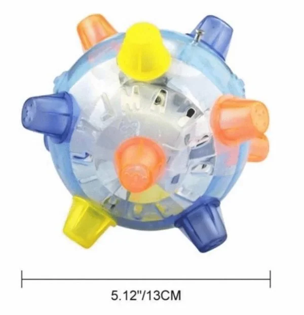LED Jumping Activation Ball Dog Toy