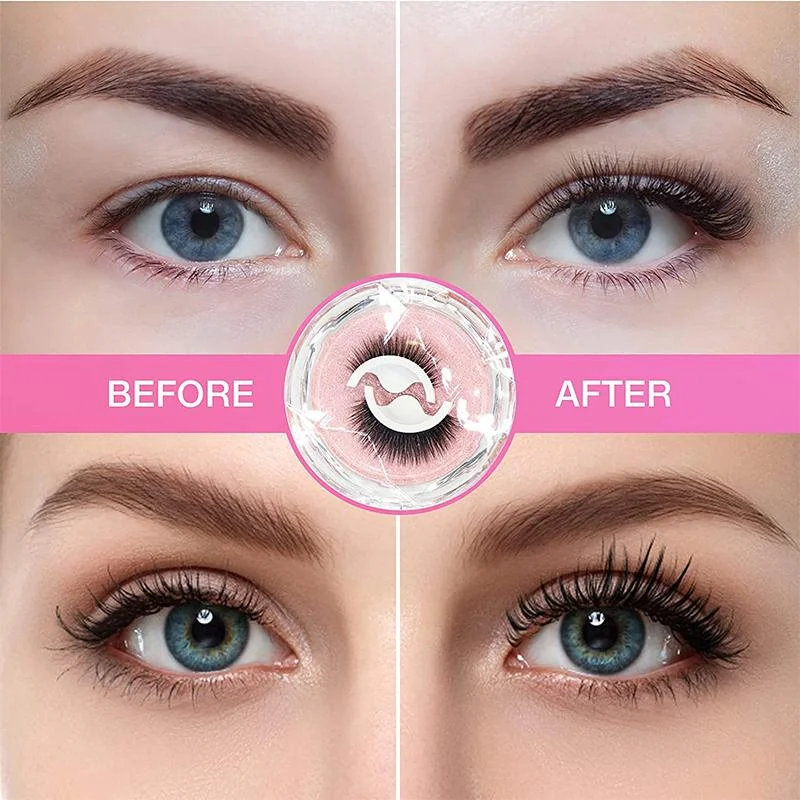 Self-Adhesive Reusable Natural Look Eyelashes