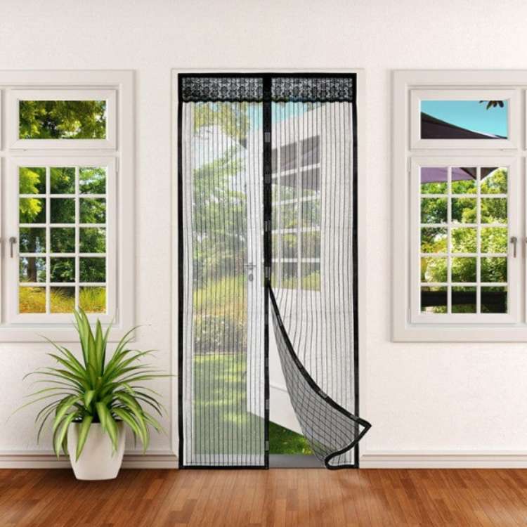 Magnetic Mesh Door Screen for Mosquito Protection
