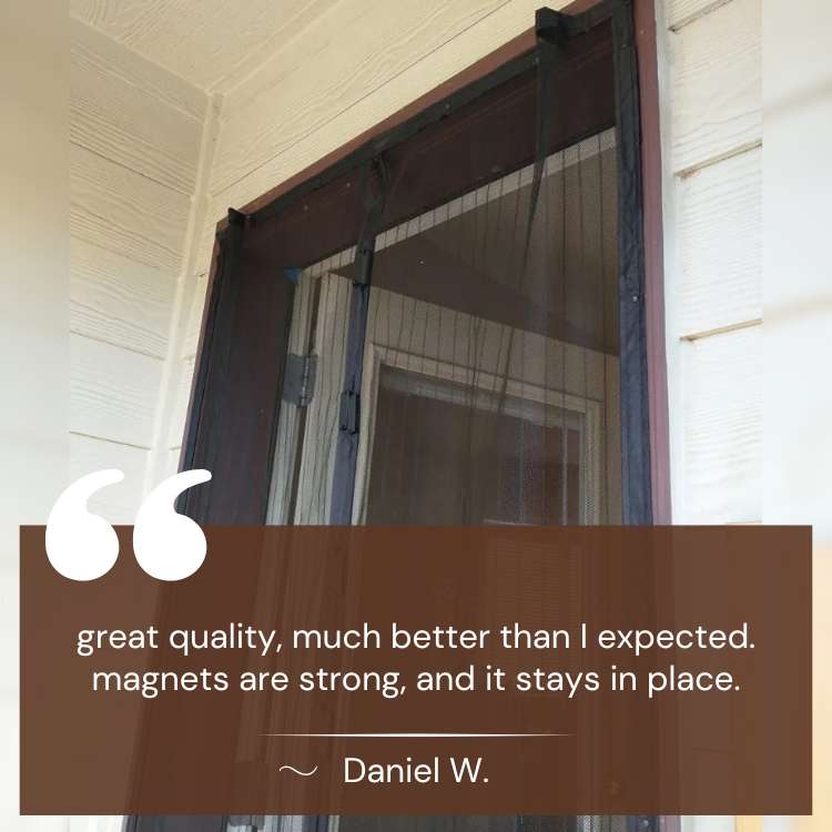 Magnetic Mesh Door Screen for Mosquito Protection