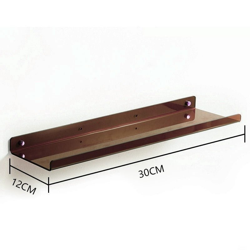 Invisible Wall-Mounted Acrylic Floating Shelves