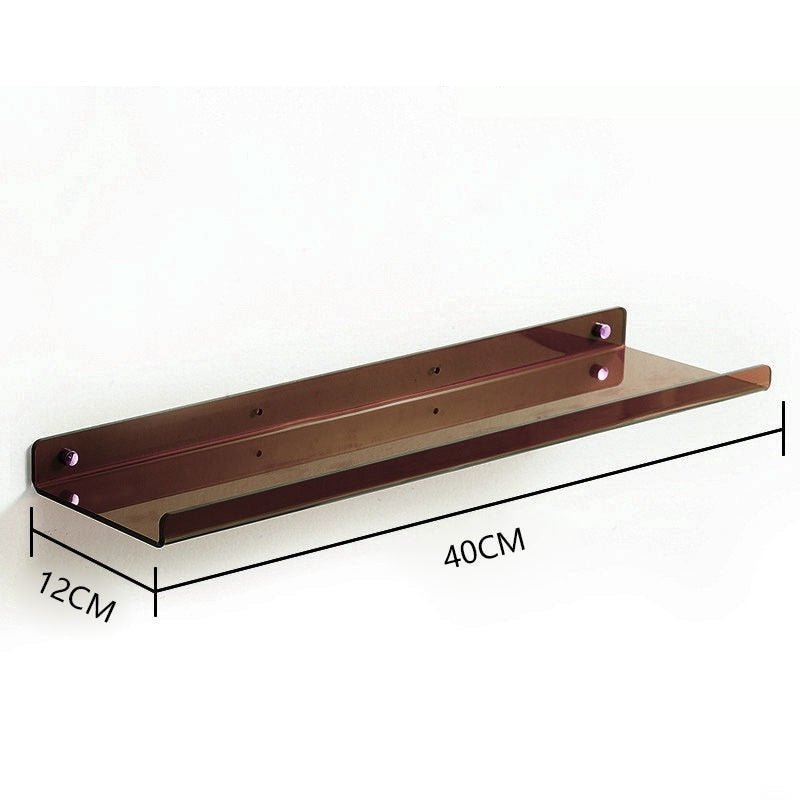 Invisible Wall-Mounted Acrylic Floating Shelves