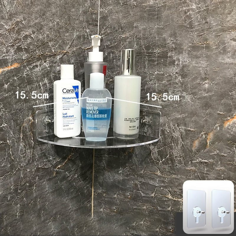 Invisible Wall-Mounted Acrylic Floating Shelves
