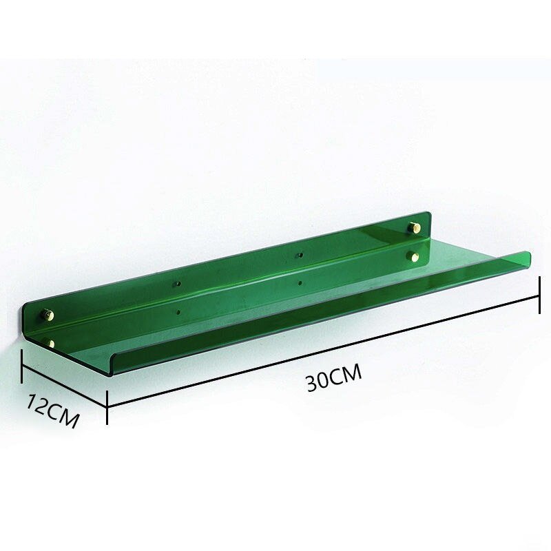 Invisible Wall-Mounted Acrylic Floating Shelves