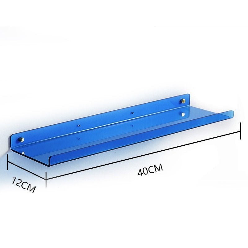 Invisible Wall-Mounted Acrylic Floating Shelves