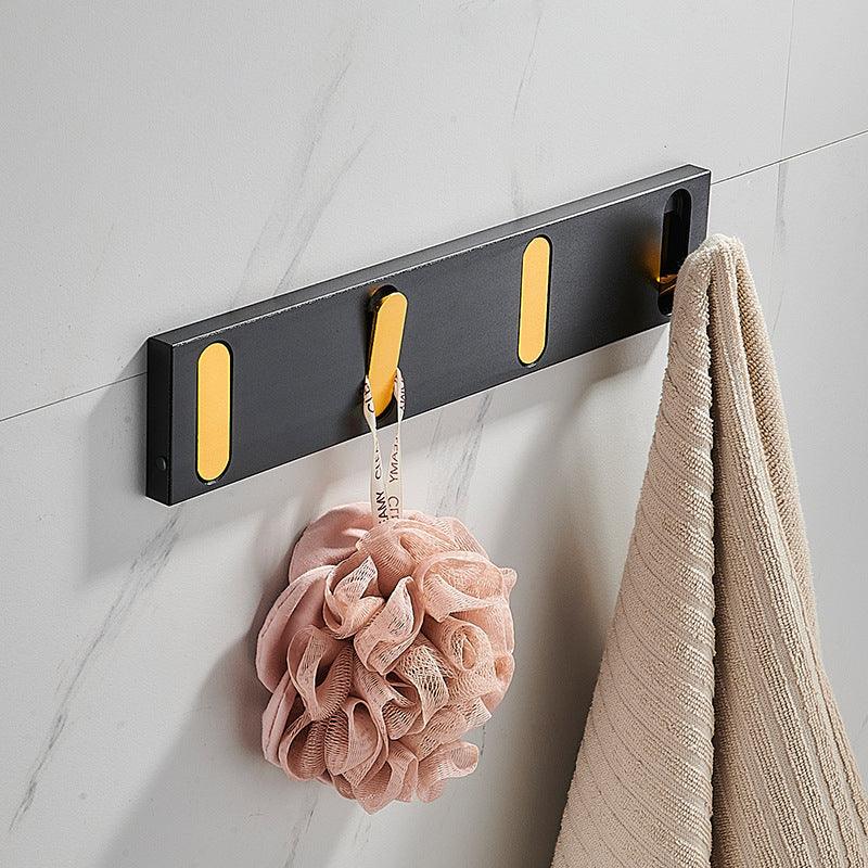 Minimalist Metal Hook Shelf with Discreet Design