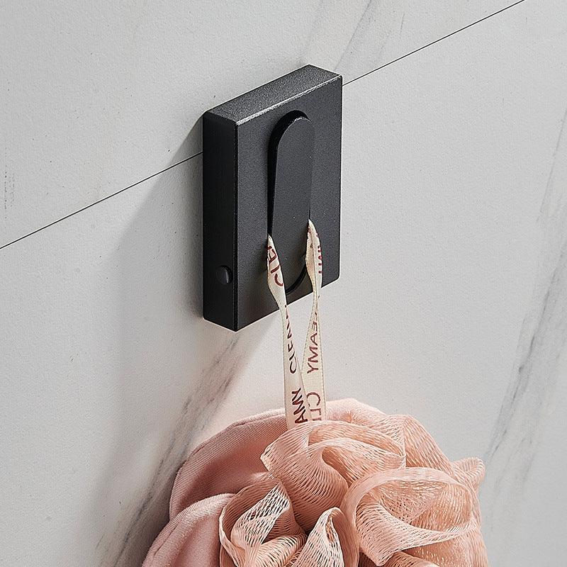 Minimalist Metal Hook Shelf with Discreet Design
