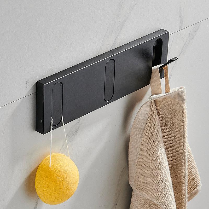 Minimalist Metal Hook Shelf with Discreet Design