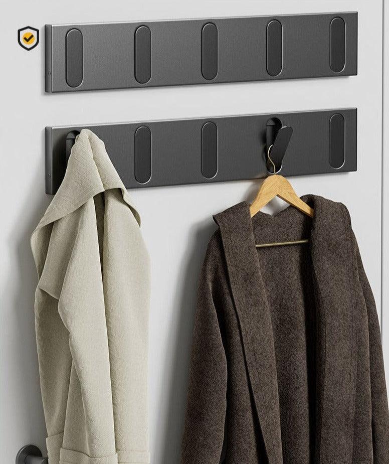 Minimalist Metal Hook Shelf with Discreet Design