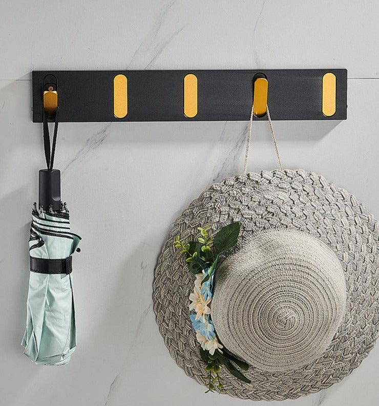 Minimalist Metal Hook Shelf with Discreet Design