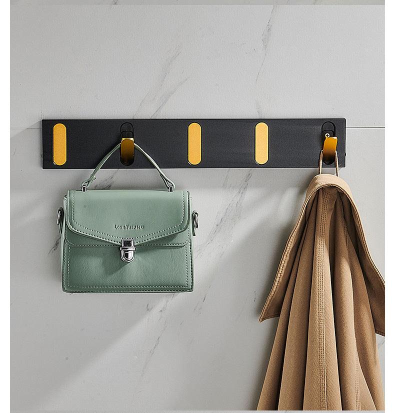 Minimalist Metal Hook Shelf with Discreet Design