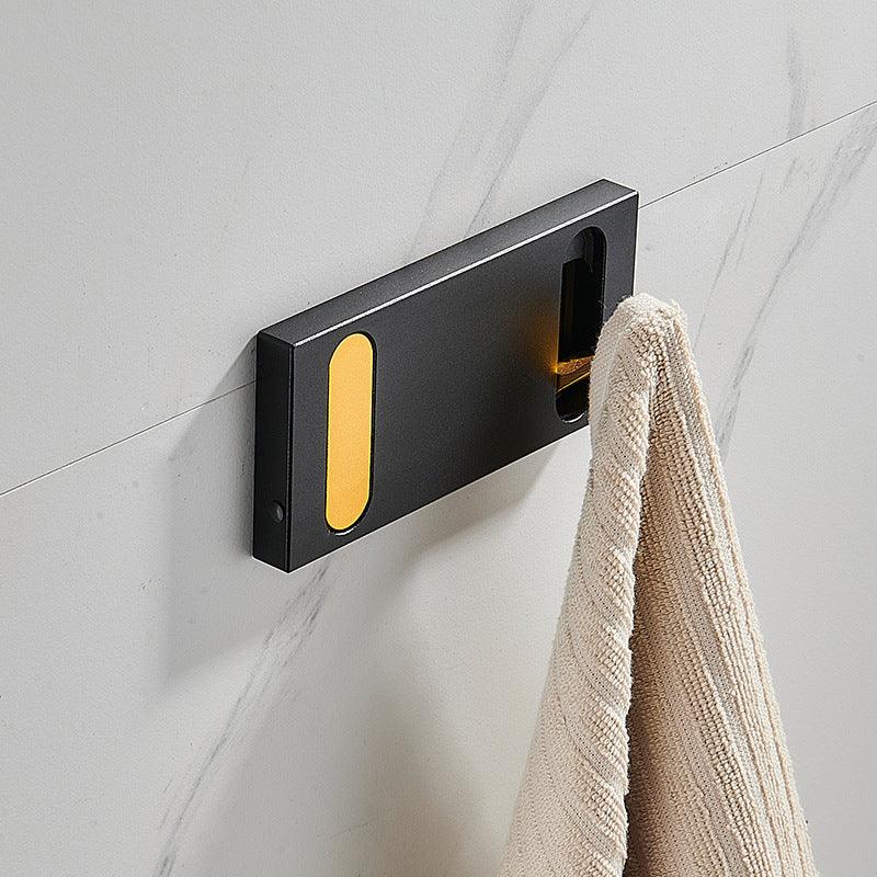 Minimalist Metal Hook Shelf with Discreet Design