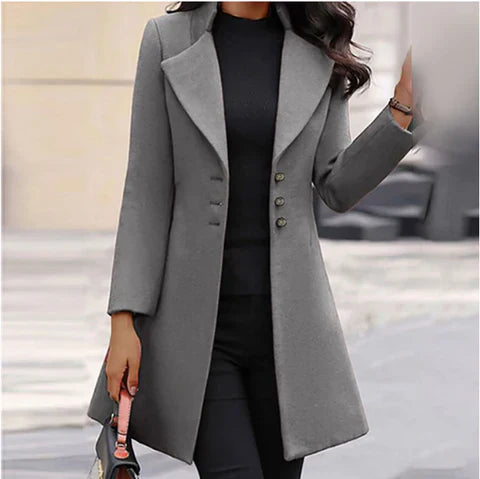 Luxurious Italian Wool Coat for Women