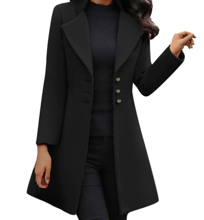 Luxurious Italian Wool Coat for Women