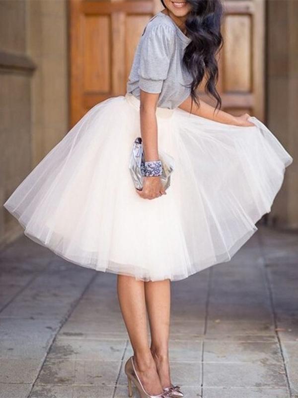 Chic A-Line Midi Skirt for Women