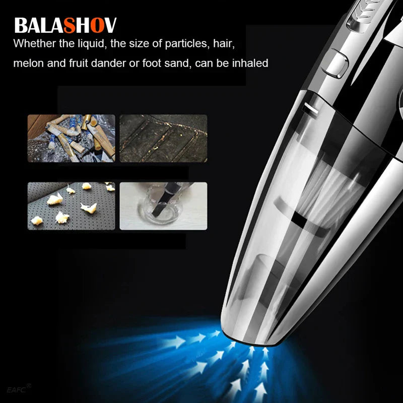 Cordless Handheld Vacuum Cleaner with Powerful Suction and Smart Accessories