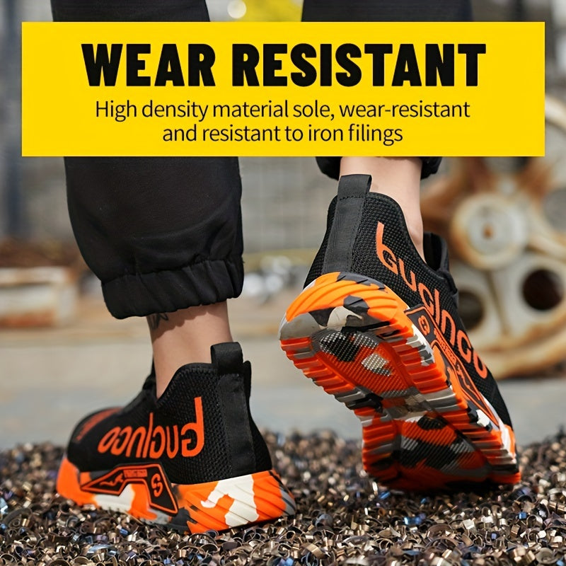 Breathable Safety Shoes for Outdoor Work with EVA Comfort