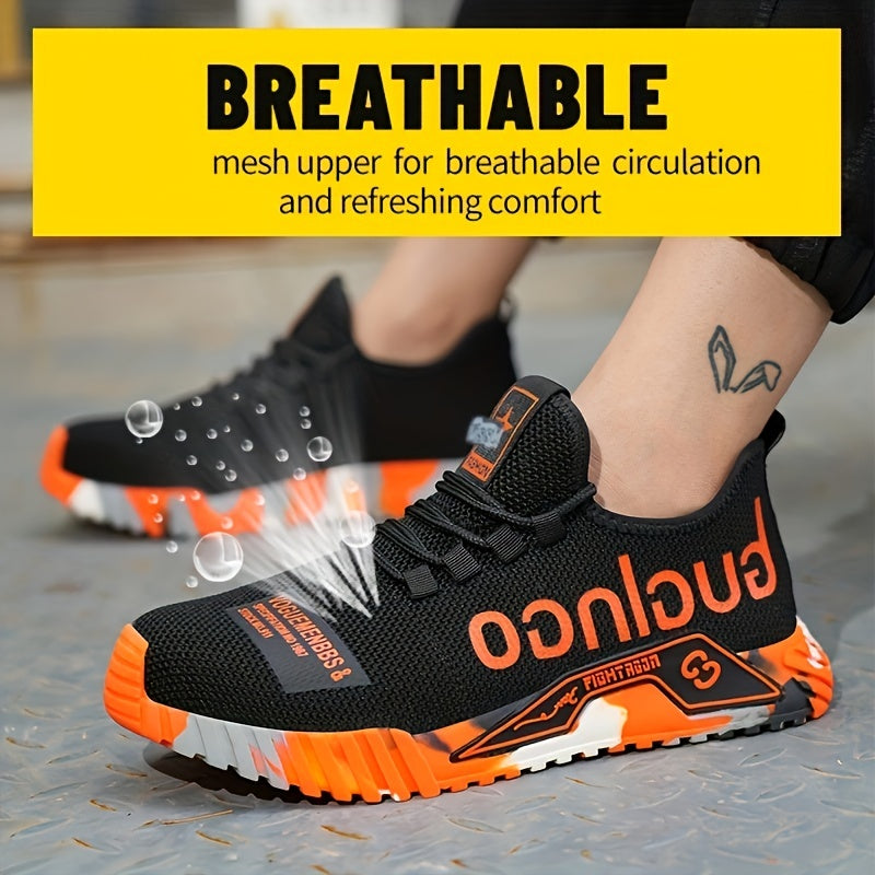 Breathable Safety Shoes for Outdoor Work with EVA Comfort