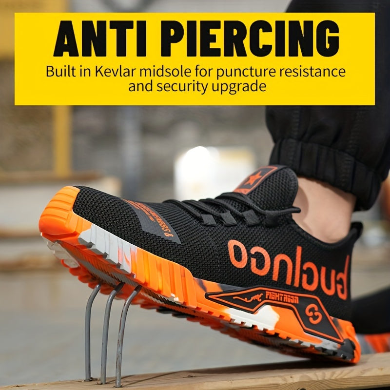 Breathable Safety Shoes for Outdoor Work with EVA Comfort