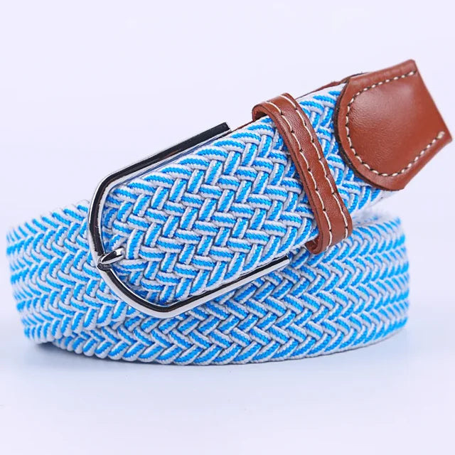 Casual Adjustable Stretch Belt in Elastic Fabric