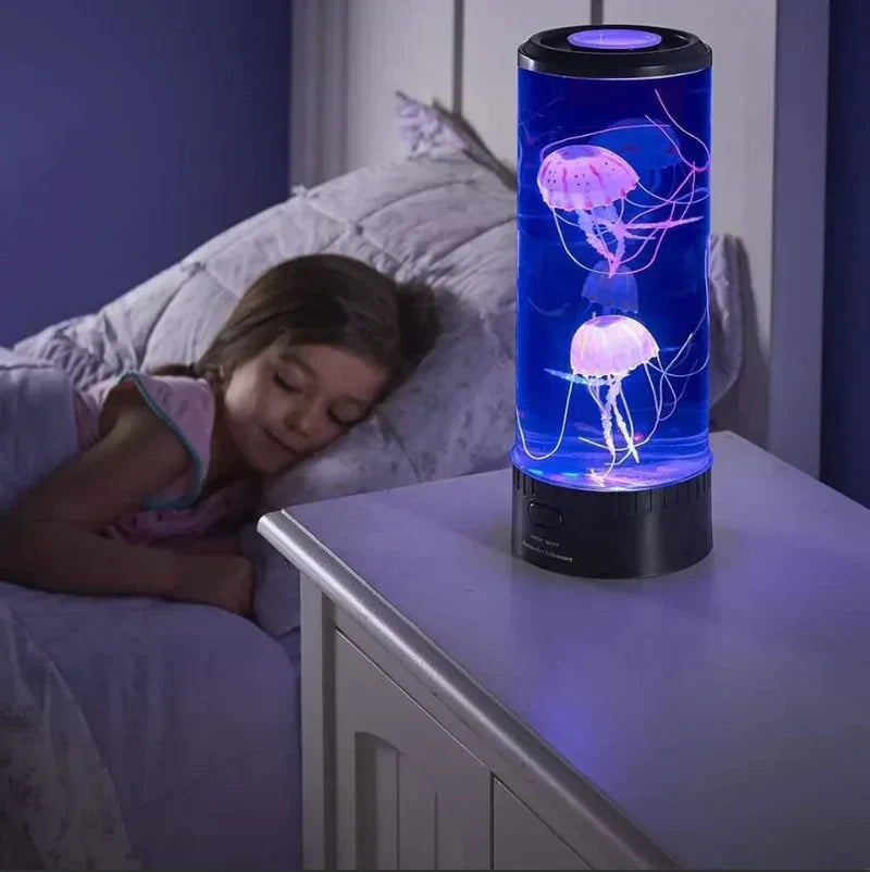 Color-Changing Jellyfish Lava Lamp with Realistic Motion