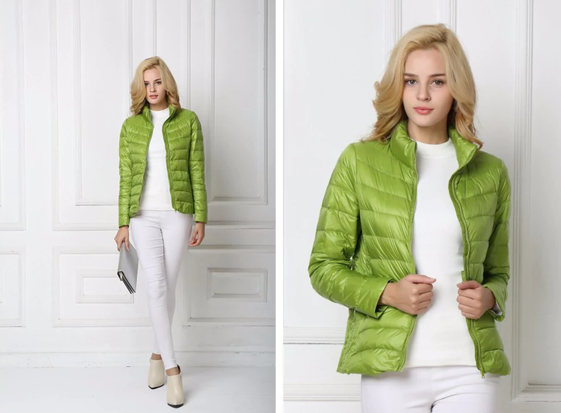 Weatherproof Lightweight Down Jacket for Women