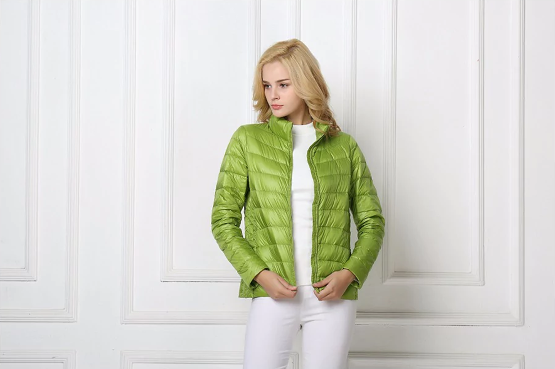 Weatherproof Lightweight Down Jacket for Women