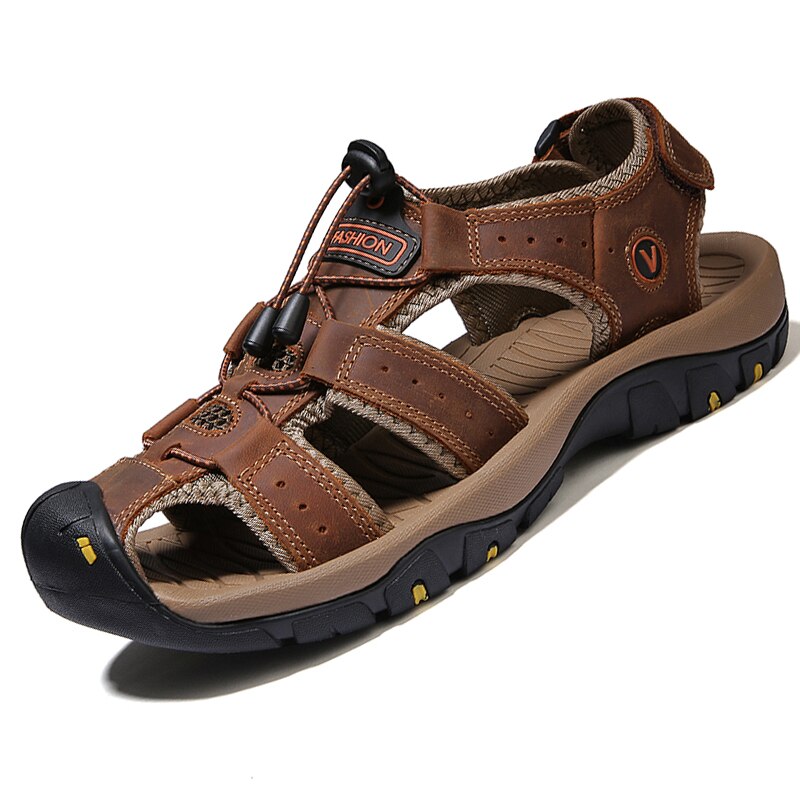 Comfortable Men's Hiking Sandals with Non-Slip Grip