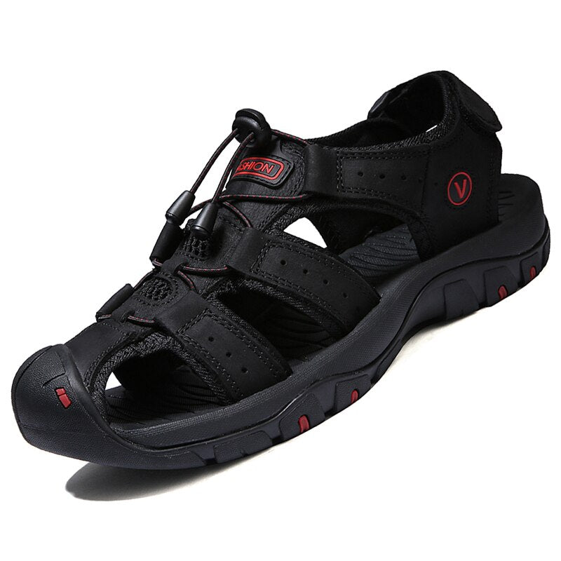 Comfortable Men's Hiking Sandals with Non-Slip Grip