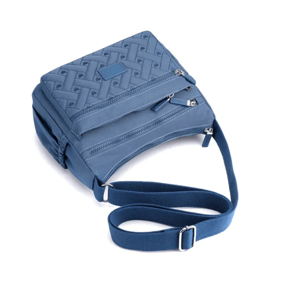 Organized Luxury Shoulder Bag with Adjustable Strap