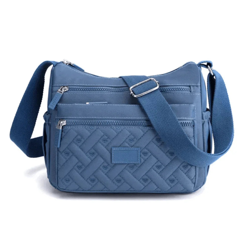 Organized Luxury Shoulder Bag with Adjustable Strap
