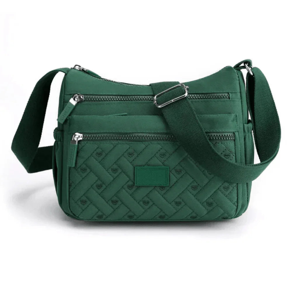 Organized Luxury Shoulder Bag with Adjustable Strap