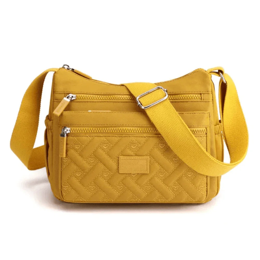 Organized Luxury Shoulder Bag with Adjustable Strap