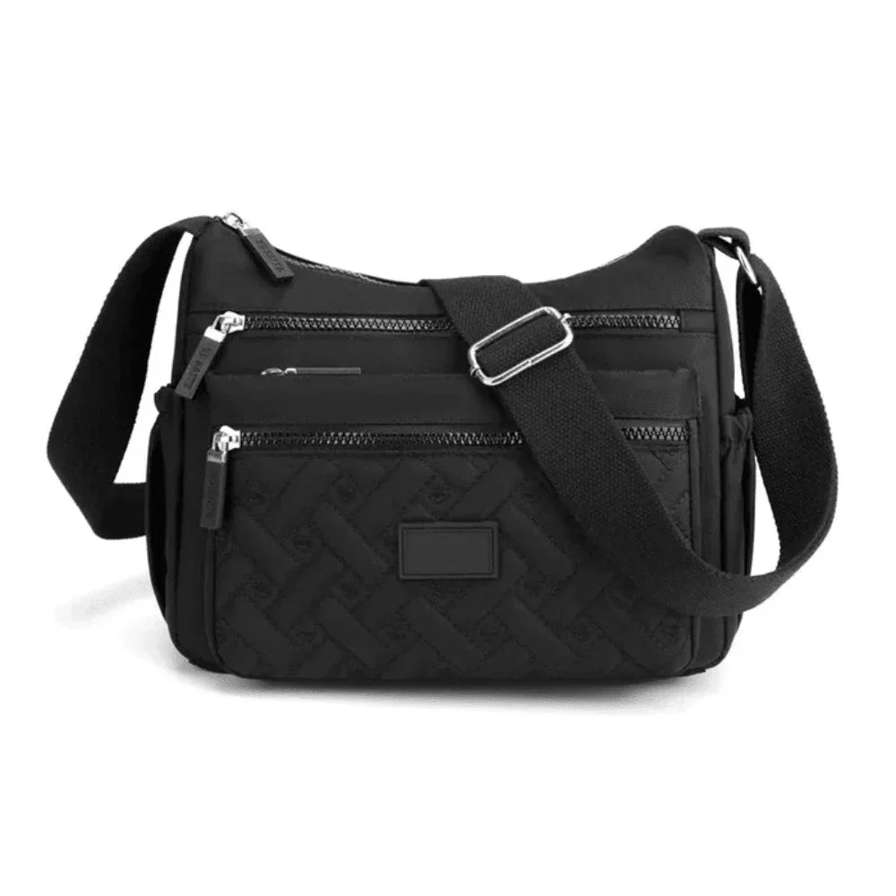 Organized Luxury Shoulder Bag with Adjustable Strap