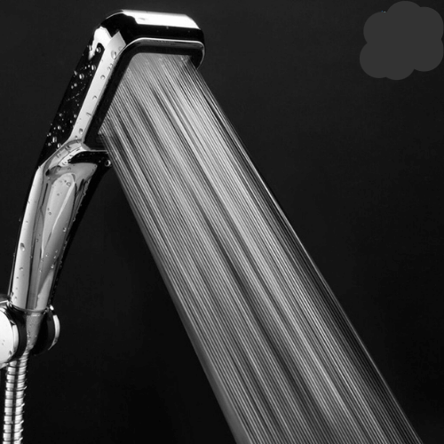 High-Pressure Water-Saving Shower Head with Multiple Spray Settings