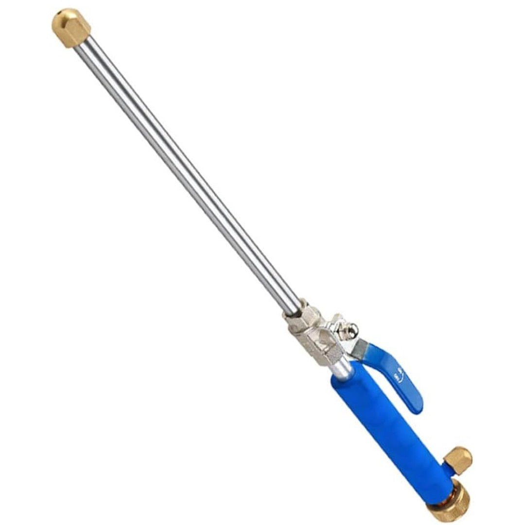 High-Pressure Garden Hose Attachment with Interchangeable Nozzles