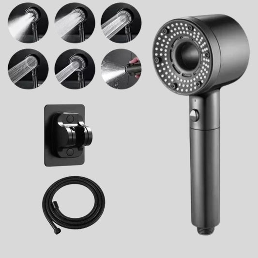 Adjustable Showerhead with Filter Protection and 5 Spray Settings