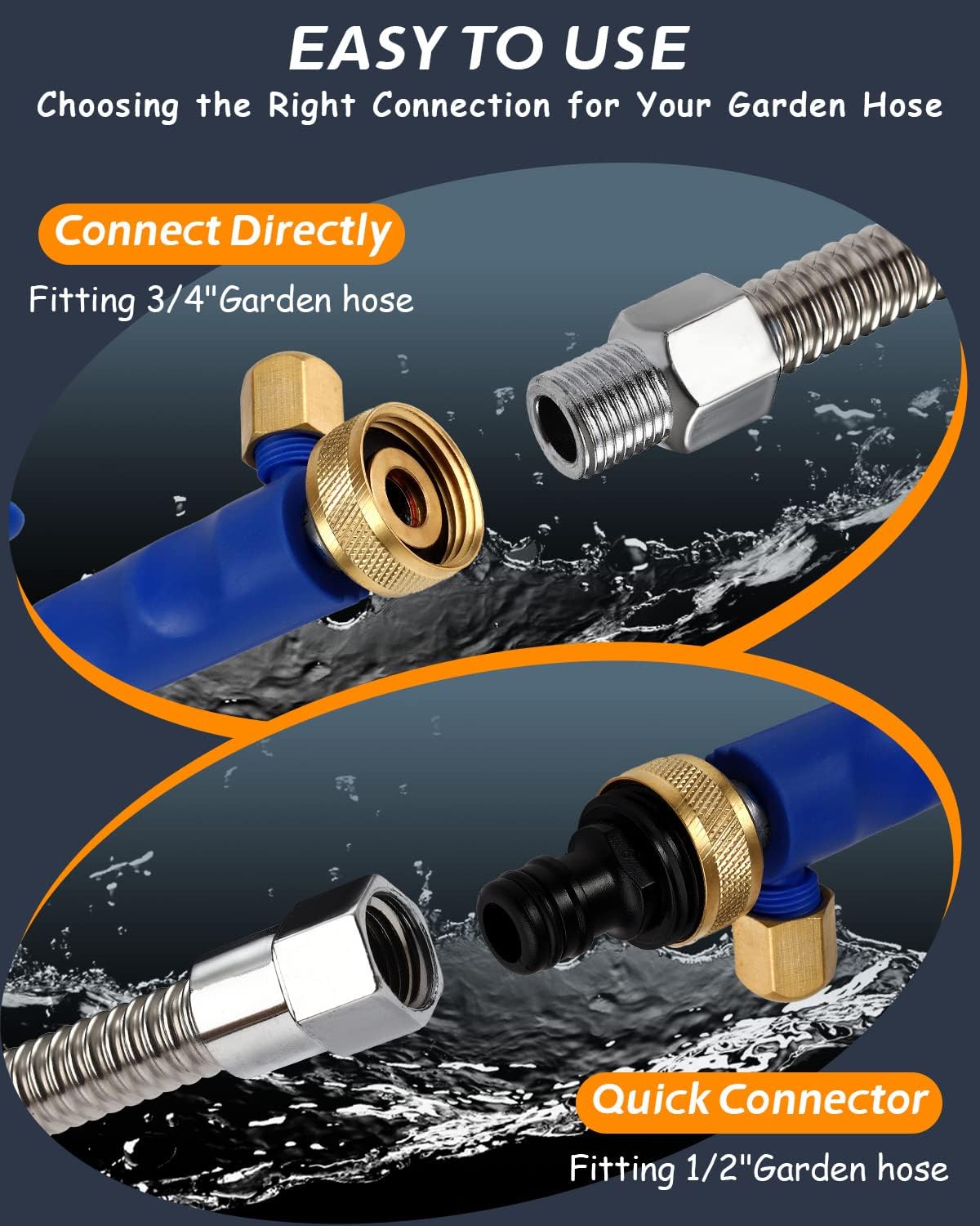 High-Pressure Car Wash Spray Nozzle with Ergonomic Handle